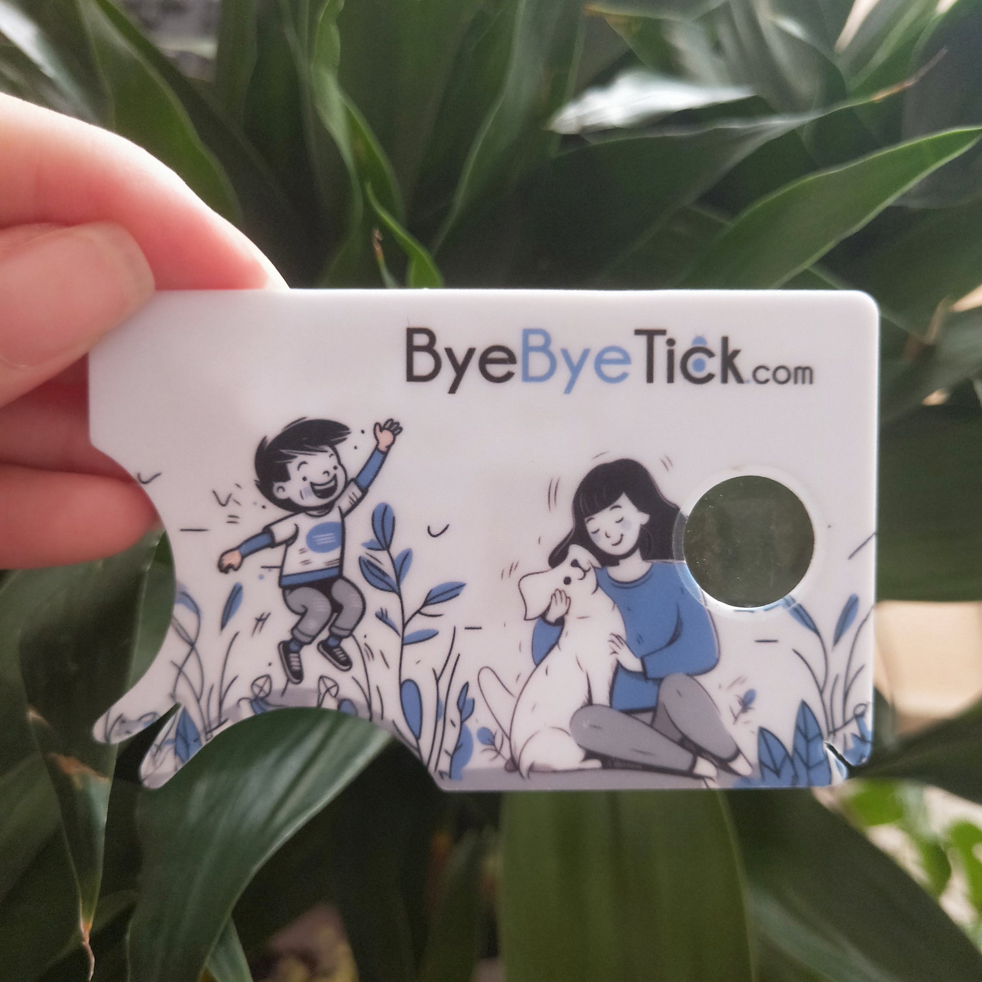 Tick Removal Card - ByeByeTick.com - Marque de Dialekta