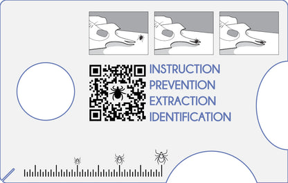 Tick Removal Card - ByeByeTick.com - Marque de Dialekta